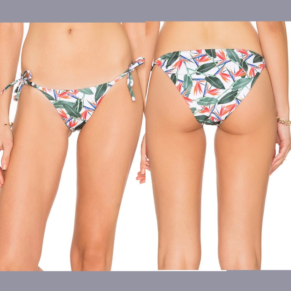NEW Onia [ Small ] Kate String Tie Bikini Bottoms‎ in Birds Of Paradise
